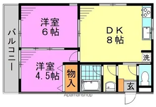 メゾン美羅樹I【2階】の間取り