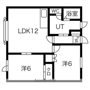 エバーホープB【2階】の間取り