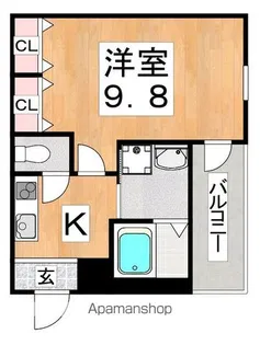 フジパレス平野南Ⅲ番館【1階】の間取り