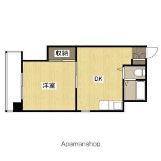 第1片山ビル【401号室】の間取り