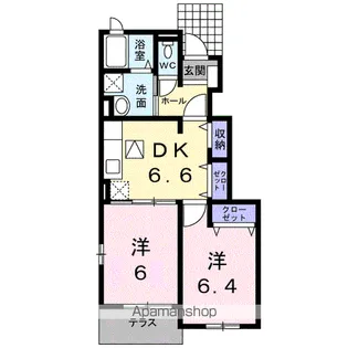 NMON G【1階】の間取り