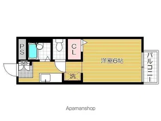 ル・クレールI【110号室号室】の間取り