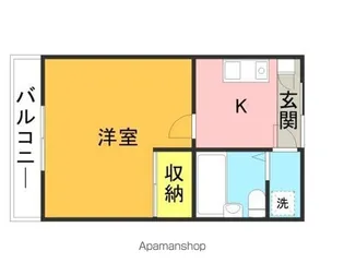 メゾン・ド・シェルマン【301号室】の間取り