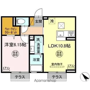 パーシモン【1階】の間取り