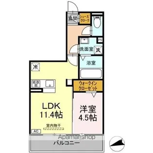 DーHILLS佐藤III【3階】の間取り