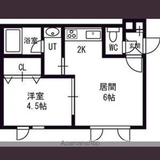 リッチタウン栄通参番館【203号室】の間取り