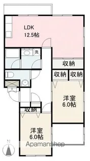 ファミーユ屋島【1階】の間取り