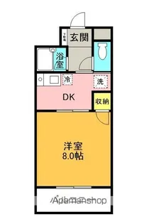 パールメゾン松茂【406号室】の間取り