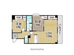 エントピア福泉【505号室】の間取り