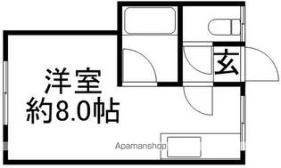 アーバンハイツ【206号室】の間取り