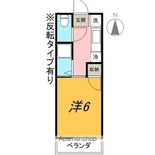 ヴィラージュ市野井【2階】の間取り