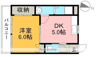コスモハイツ高須【3階】の間取り