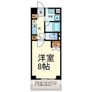 1Kの間取り画像