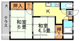 東京都杉並区堀ノ内3丁目【アパート】の間取り