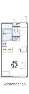 レオパレスMA【2階】の間取り