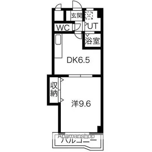 レジデンス黒龍【4階】の間取り