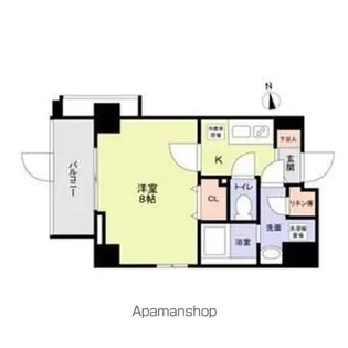 ルーセントK台東【1階】の間取り
