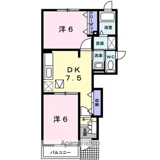 グレース【1階】の間取り