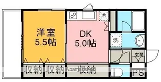 ウィンベルデュエット本川越【4階】の間取り
