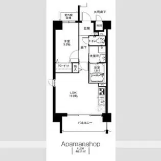 フレアハラ【3階】の間取り