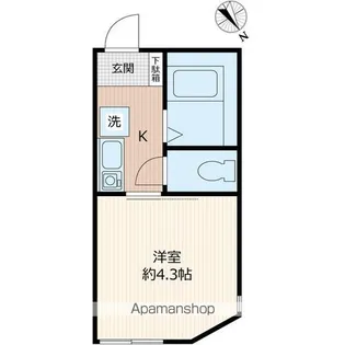 アーヴェル三ツ沢下町【1階】の間取り