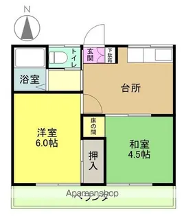 桂コーポ【203号室】の間取り