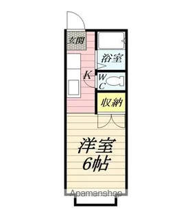 旭ハイツ【2階】の間取り