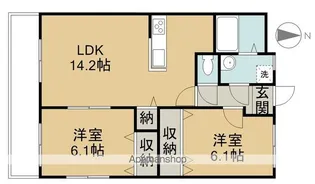 メゾンヴィサージュ 3【2階】の間取り