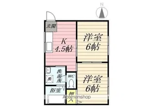 ヒルサイドK【105号室】の間取り
