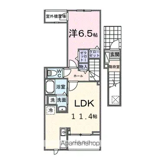 グラン イリーデ【2階】の間取り