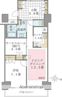 BRILLIA IST 東雲キャナルコート【11階】の間取り