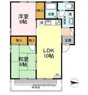 セジュールいおき【1階】の間取り