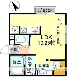 カルミヤ駅西【1階】の間取り