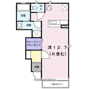 Y.Kオーシャン【1階】の間取り