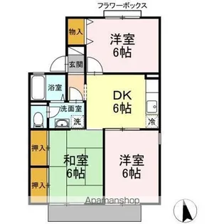セジュールソランシア A棟【1階】の間取り