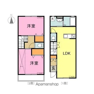 サイプレスⅣ【1階】の間取り