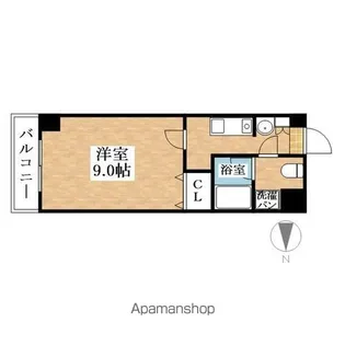 カシオペア犬山【4階】の間取り