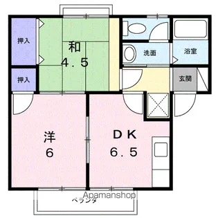 プラミィハイツ【2階】の間取り