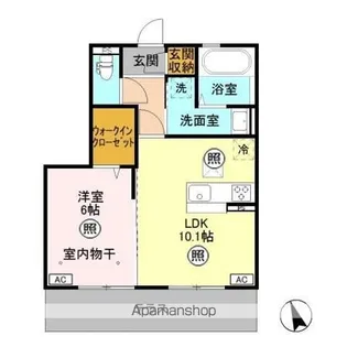 アントス A【1階】の間取り