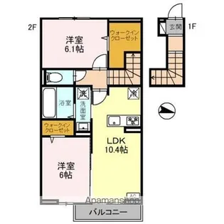 ハイムAG【2階】の間取り
