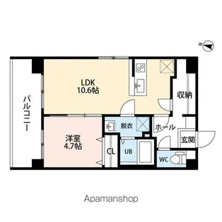 スペリアージュ タワー【8階】の間取り