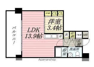 コンフォリア南砂町【20階】の間取り