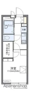レオパレスアイリス【2階】の間取り