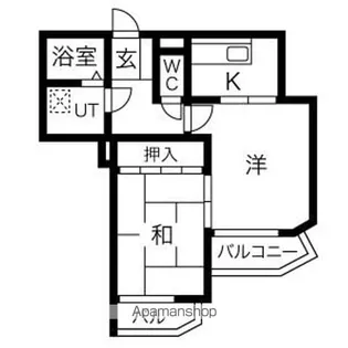 ラウムズ虹ヶ丘【3階】の間取り