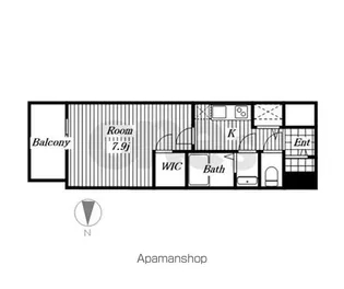 エスリード名城公園プライム【605号室号室】の間取り
