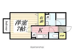 ガーデンコート・クー【A206号室】の間取り