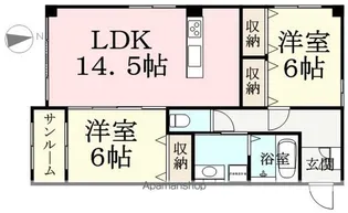 クレストJIN【103号室】の間取り
