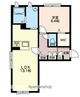 ドリーミオB【2階】の間取り