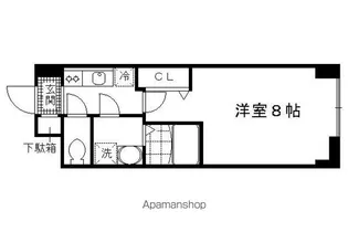 ドミールコート伏見桃山【603号室】の間取り