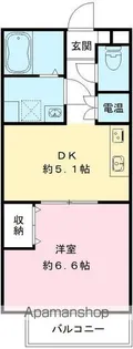エルメゾン長曽根【202号室号室】の間取り